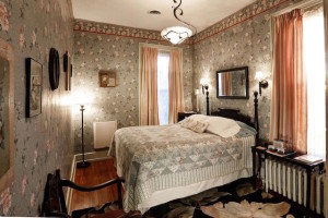 Barristers B&B Grace Yawger room. shows the bed.
