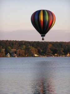 Balooning over Seneca Lake